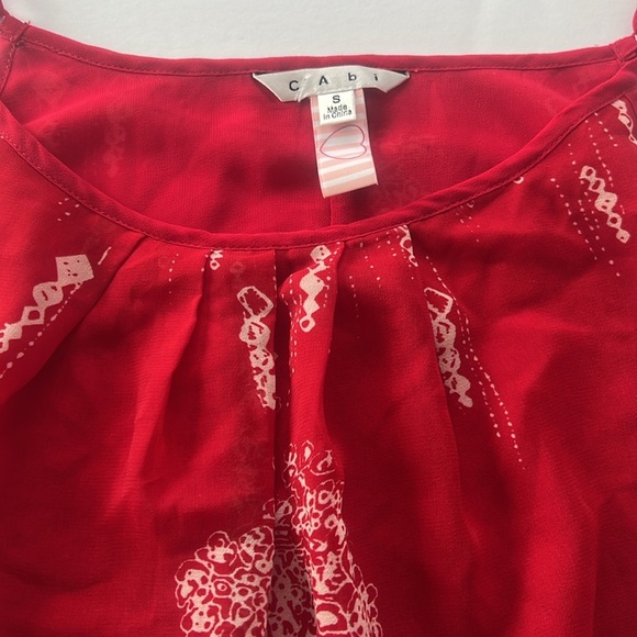 CAbi red cami top size small - Picture 3 of 8